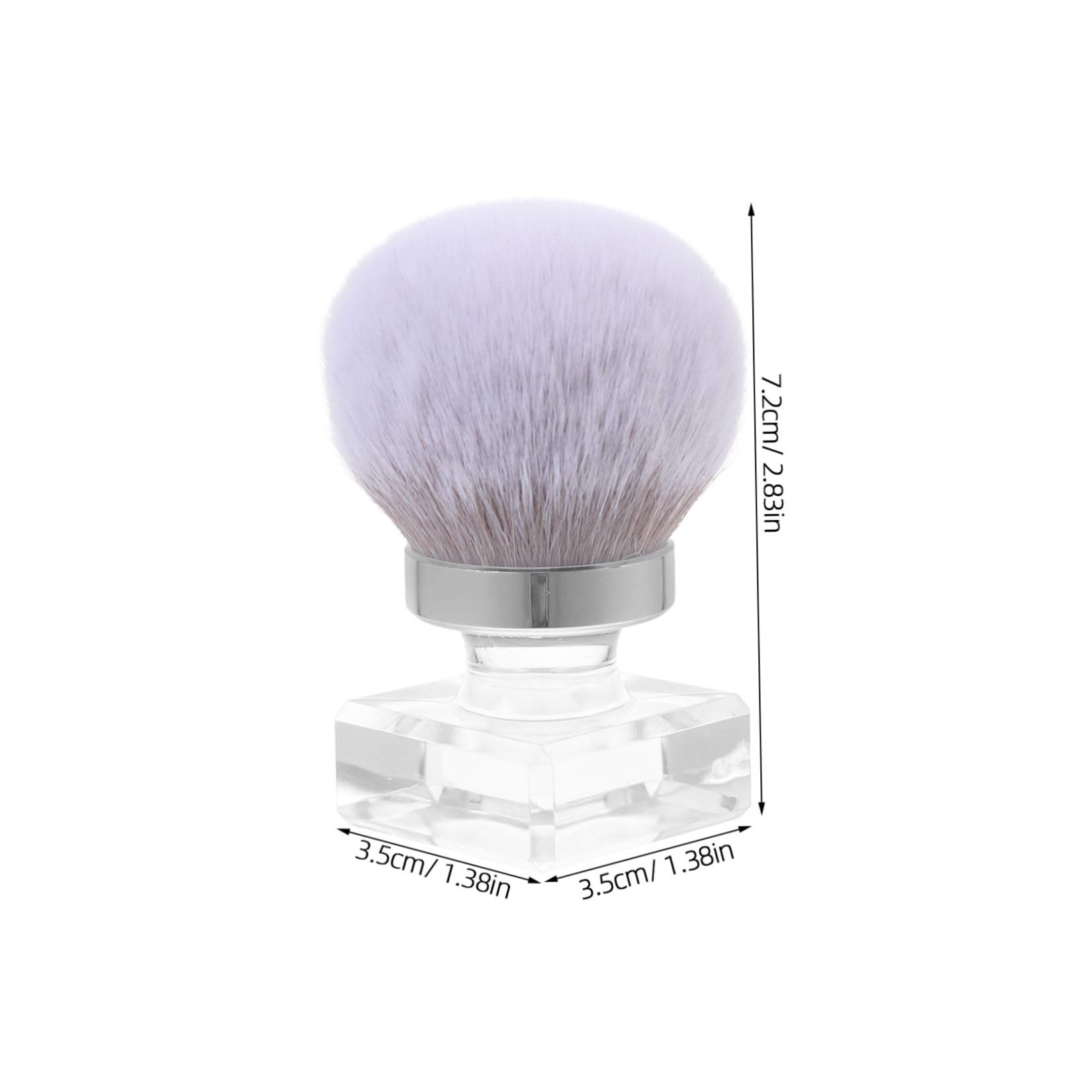 Healeved 4pezzi Spazzola Per Pulizia Unghie e Makeup Spazzola Per Rimozione Unghie Pennello Piccolo e Ergonomico Per Manicure e Trucco Strumento Versatile Per Applicazione Fondotinta e