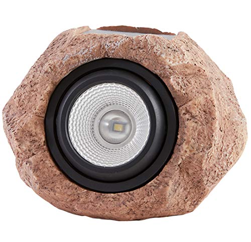 Solar Rock Lights, Solar Powered Garden Stone Rock Lights, LED Solar Waterproof Light