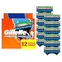 Gillette ProGlide Razor Refills for Men, 12 Razor Blade Refills