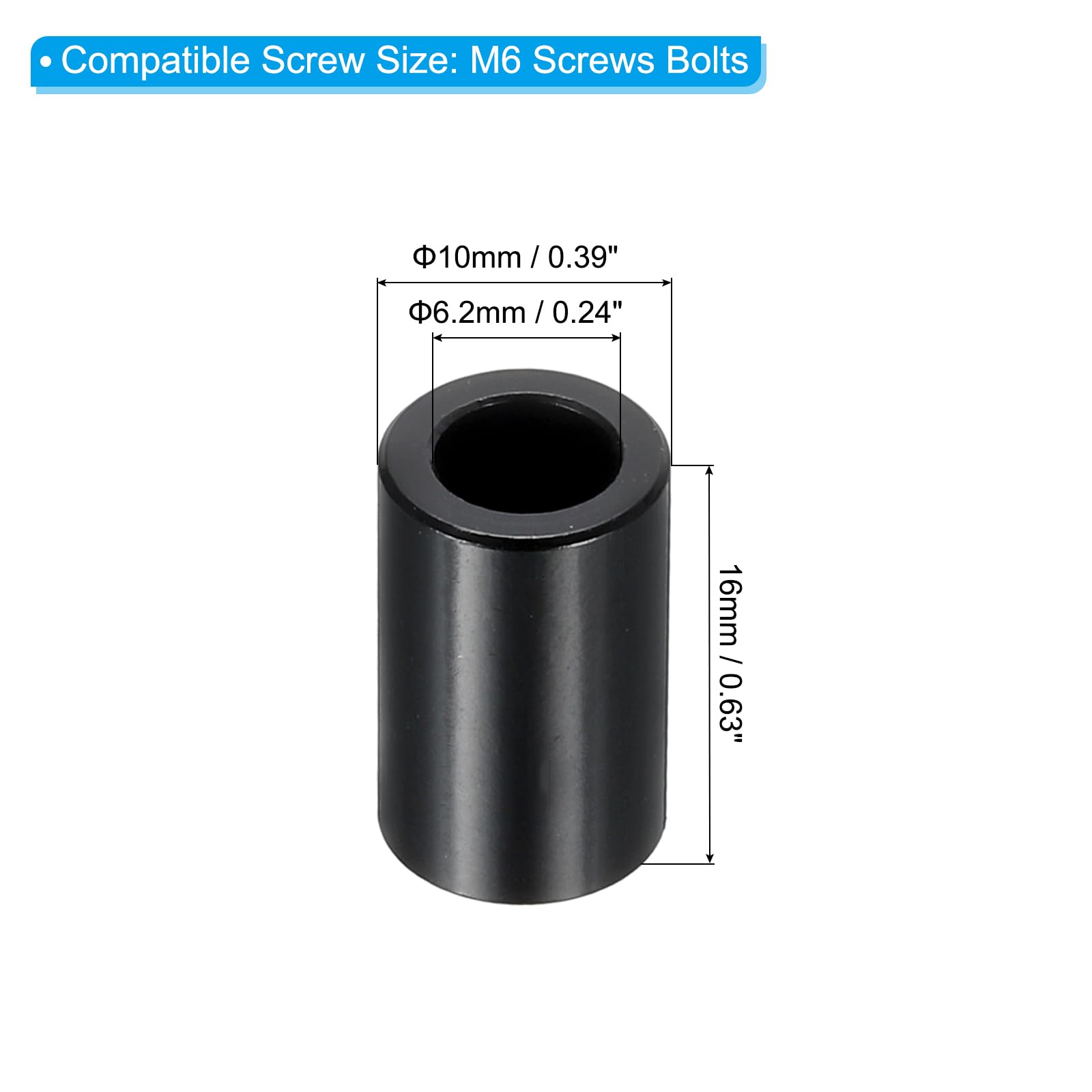 PATIKIL M6 Aluminum Spacers - Image 2