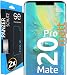 Produktbild [2 Stück] Entspiegelte 3D Schutzfolien kompatibel mit Huawei Mate 20 Pro - [Made in Germany - TÜV Nord] Displayschutz-Folie - Hüllenfreundlich  Matt  kein Schutz-Glas sondern Panzer-Folie TPU