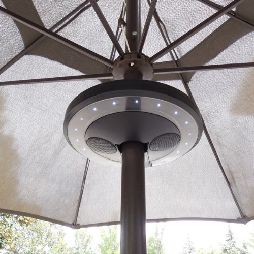 PATIO UMBRELLA BLUETOOTH SPEAKER WITH LED LIGHTS Amazon.in Garden & Outdoors