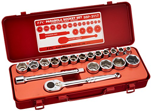 フラッシュツール スリムパラボラソケットセット SSP-3117 19点