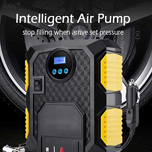 Calibrador De Pneus Portátil 12 Volts Digital Compressor Ar