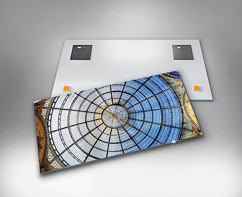 Peinture sur verre Milan 100x50cm Wallfluent - Tableau moderne - 2