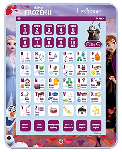 Lexibook, La Reine des Neiges, Tablette éducative bilingue, Langues Français / Anglais, JCPAD002FZi1