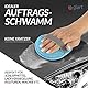 Glart 46PP Mikrofaser Auto Handpolierschwamm 6er Set, 130x25 mm, Wax Applikator Pad für Wachse, Polituren, Lackreiniger, Autopolitur, Lackversiegelung, statt Poliermaschine mit Polierschwamm