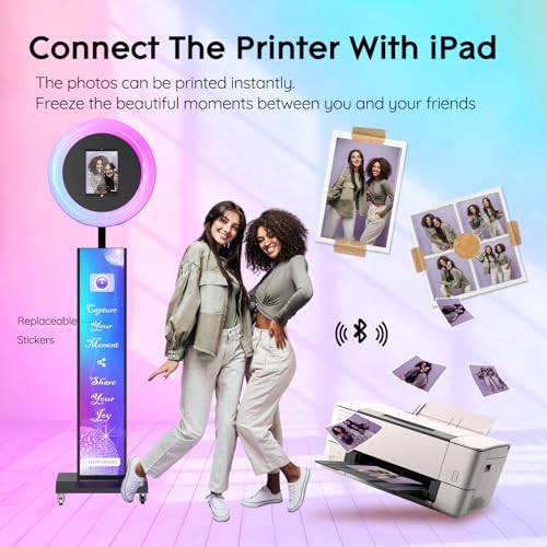 OHYEAHSPIN iPad Photo Booth with RGB Light & Music Sync - Save with Code FW9U2OCU - Image 5