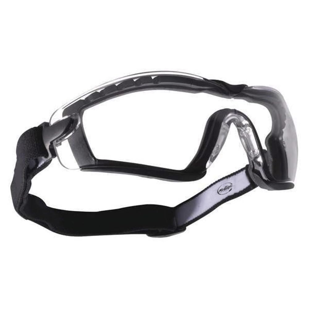 MOLLIFII Safety Goggles, Clear Anti-Fog, Scratch-Resistant Lens, Mfr: 40091-A