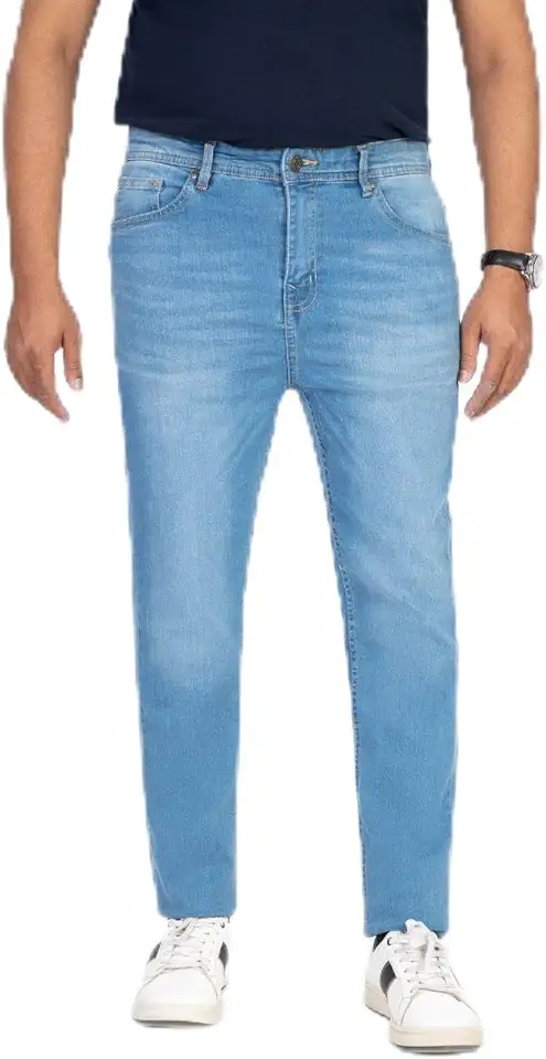 Sharp Shades Men's Regular Fit Straight Leg Denim Jeans