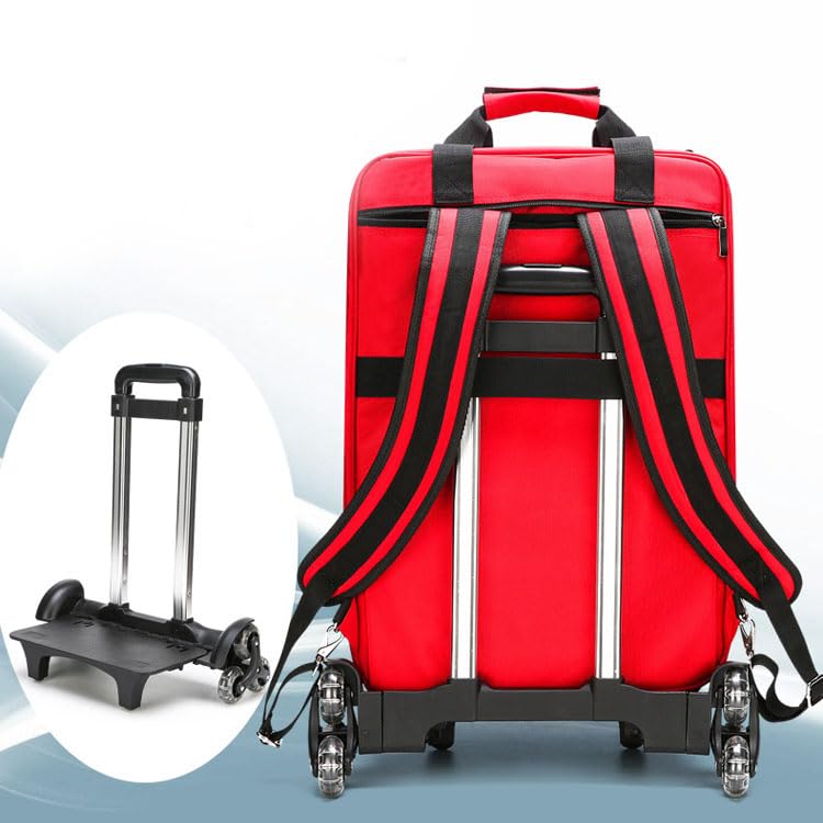 Mochila de Tratamiento de Emergencia, Bolsa de Primeros Auxilios de Gran Capacidad para Coche, Senderismo, Camping, Viaje con Barra de Amarre,Verde