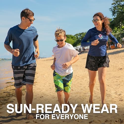 Image of Kanu Surf Boys' Toddler Troy Stripe Swim Trunks