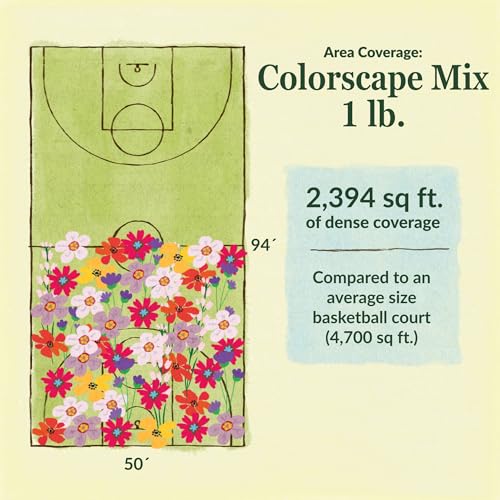 Image of Ferry-Morse Colorscape Bulk Wildflower Seeds, 440,000+, 1 lb