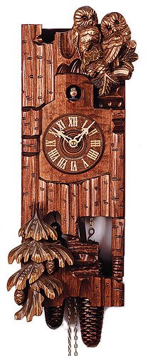 Cuckoo Clock 2 Owls