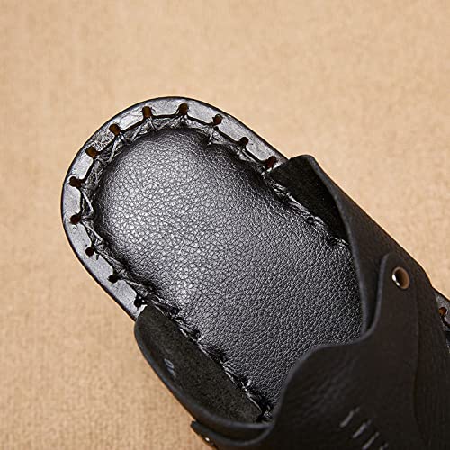 Slippers Women Leather Flip-Flops Summer Clip-on Sandals Beef Tendon Bottom Comfortable Slippers2