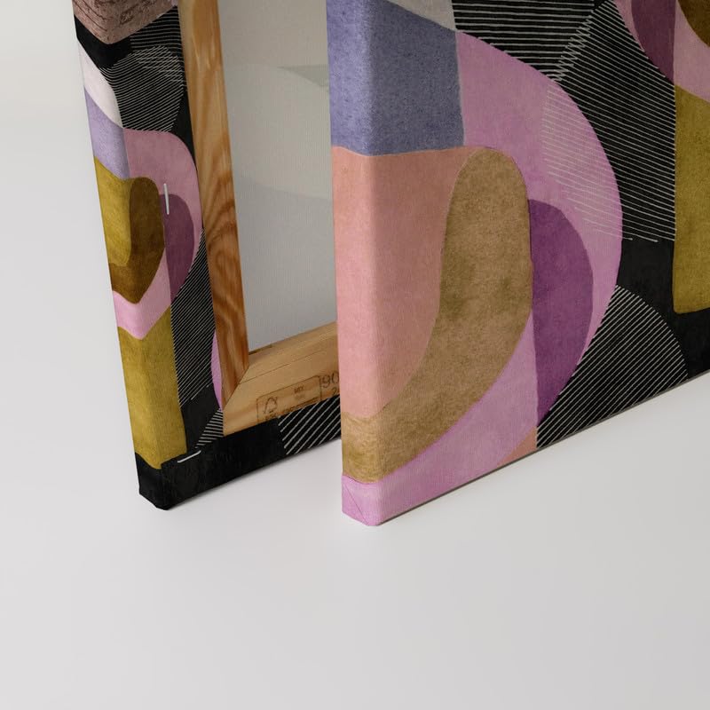 Impression sur toile abstraite pour habiller un grand mur blanc vide - 2