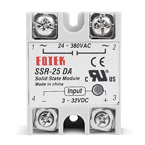 Relè A Stato Solido SSR 25A - 250V CC Input 3-32V - Per Automazione Industriale - Foto 10