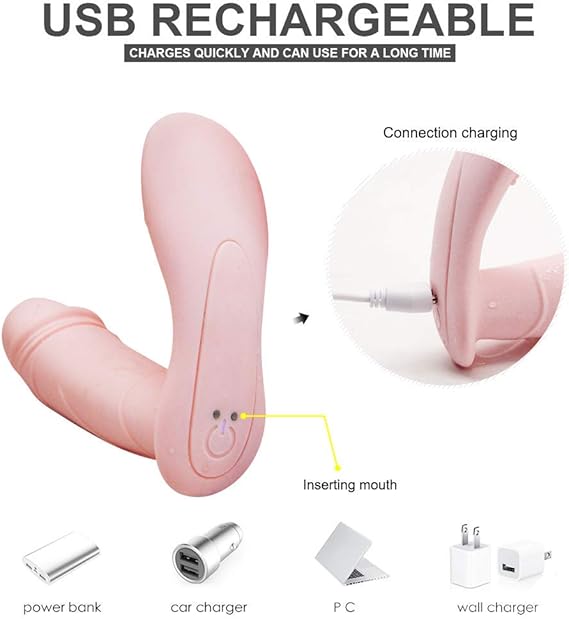 LLKK Vibratoring para mujer con vibrador anal remoto control ...