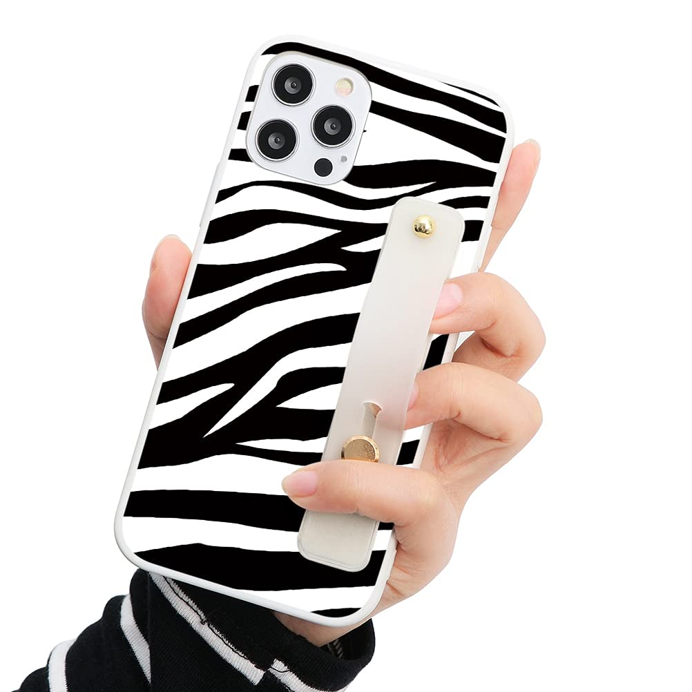 ZhuoFan Wristband Case for OnePlus 6T 6.41 inch, Soft Silicone TPU Slim Phone Cases with Wristband Kickstand Phone Loop Finger Holder Case Protective Silicone Bumper Cover, 01