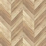 Dream Sticker フロアシート 賃貸 OK はがせる フローリング シート 床 防水 木目 ヘリンボーン 大理石 RSF-22N (100㎝×200㎝（1本）, ライト フレンチヘリンボーン)