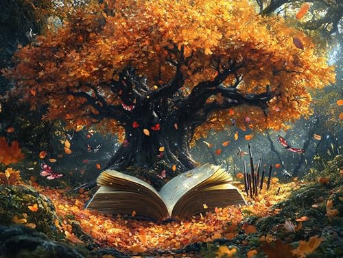 Kit Peinture Diamant 5D DIY Arbre 90x70cm : Le Cadeau Créatif Idéal pour Adultes et Enfants