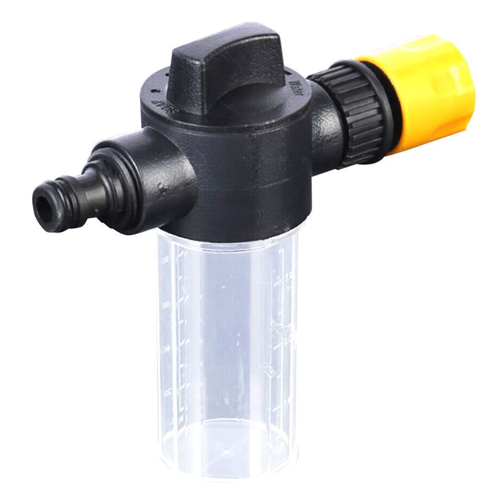 100ML Foam Sprayer Car Wash,Snow Foams Gun for Pipe,Adjustable Garden Sn-ow Foam Sprayer Bottle for Pressure Washer, Multi-Purpose Hose Soap Dispenser (1)