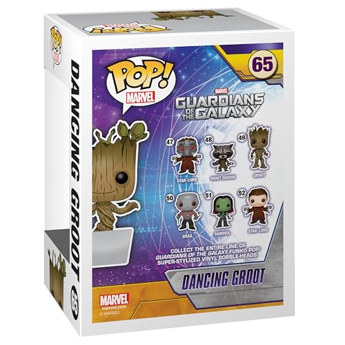 Funko 5104 Pop! Marvel: Dancing Groot Bobble Action Figure thumb #2