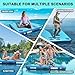 AWSUM Inflatable Floating Dock Platform Lake Water Mat - 6ft Non-Slip Inflatable Swim Island, Floating Raft for Lake, Pool, Beach, Ocean