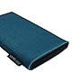 Adore June Classic Ozean-Blau Tasche kompatibel mit iPhone 13/13 Pro/iPhone12 /12 Pro Handytasche aus widerstandsfähigem Cordura Stoff mit Display Reinigungs-Effekt, Made in Europe,15.5 cm (7Zoll)