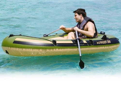 Bestway Canotto Gonfiabile Voyager 300, Adatto per 2 Adulti e 1 Bambino
