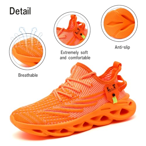 Image of DLWKIPV Men Running Shoes Men's Tennis Shoes Lightweight Breathable Fashion Sneakers Non Slip Workout Gym Shoes for Running