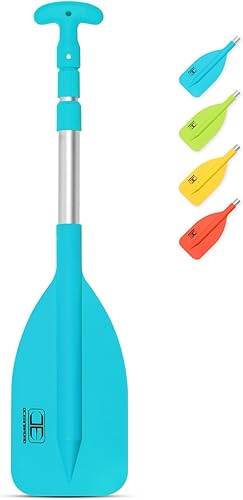 Miniatura 2 de OCEANBROAD Telescoping Emergency Paddle 42'' Aluminium Shaft for Kayaing Boating Canoeing River Tubing