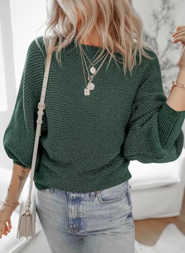 Dokotoo Women's Sweaters Off The Shoulder 2025 Fall Batwing Casual Loose Fashion Sweater Pullovers3