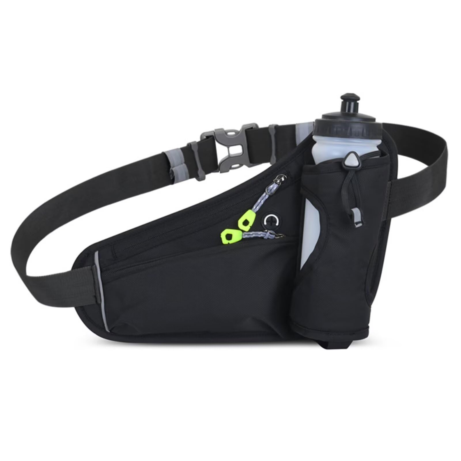 ROSSRORE Ultra-Light Low-Profile Walking Accessories for Women and Fanny Pack with Water Bottle Holder | Running Waist Pack for Men |Storage for Keys Waist Bag