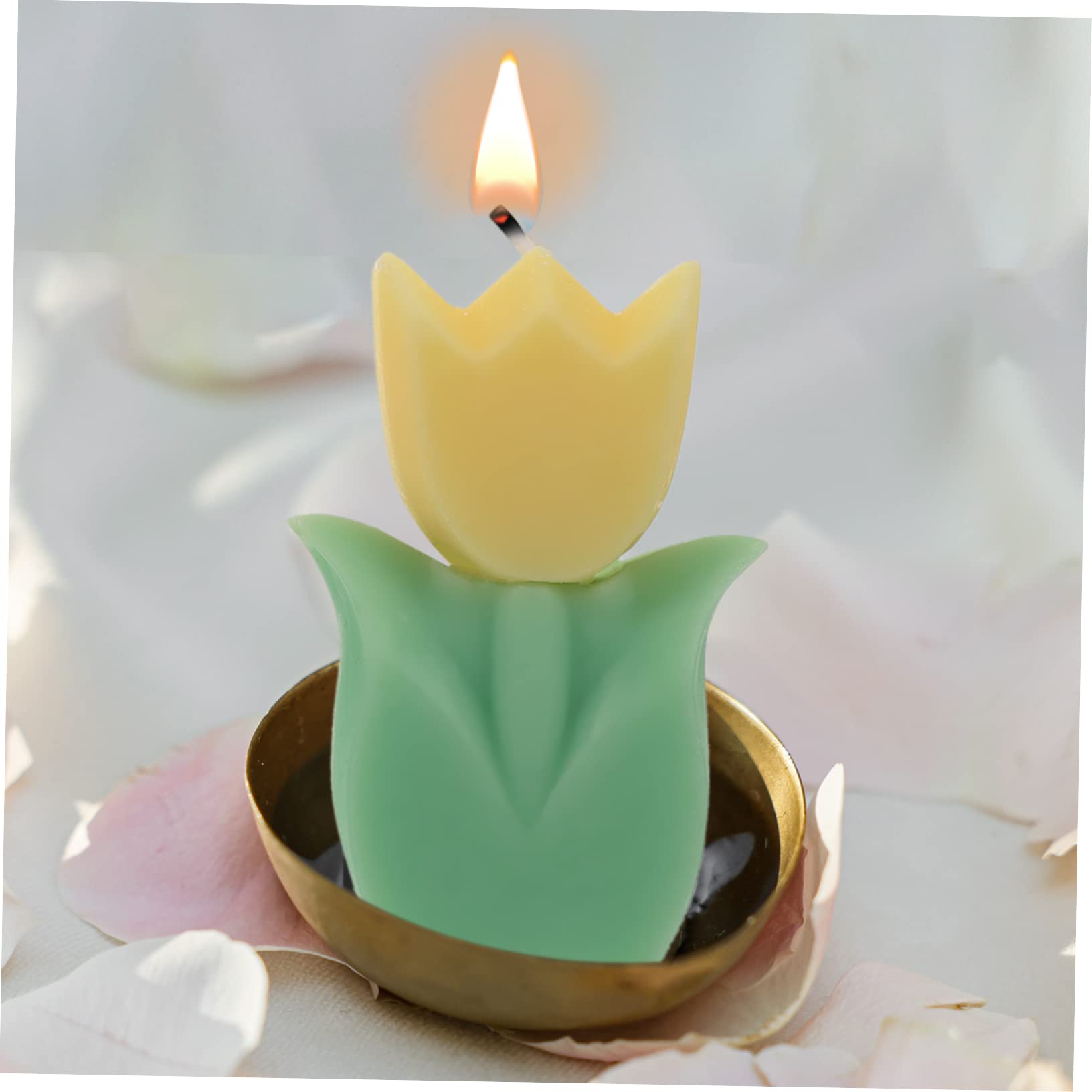 Paquete De 3 Velas Decorativas Con Forma De Vela Para Decoración Del Hogar Para Pascua