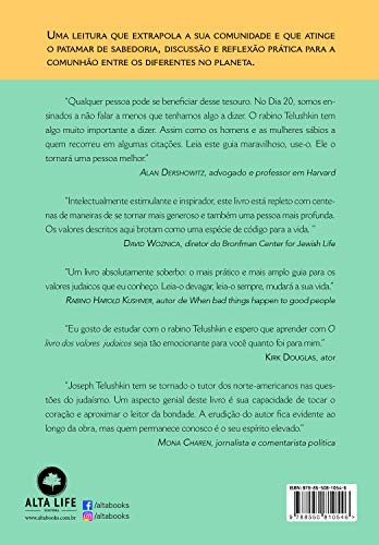 O Livro dos Valores Judaicos: um Guia Diário Para uma Vida ética