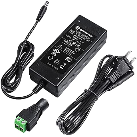 EMITEVER 24V DC LED Power Supply, 60W LED Power Adapter, Lighting Transformers, Input AC 100-240V UL-Listed Cover