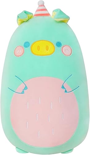 Tuscyvk Muñecos de peluche de cerdo, 16 pulgadas, súper suave, lindo juguete de almohada de peluche de cerdo, almohada suave para abrazar, regalo de