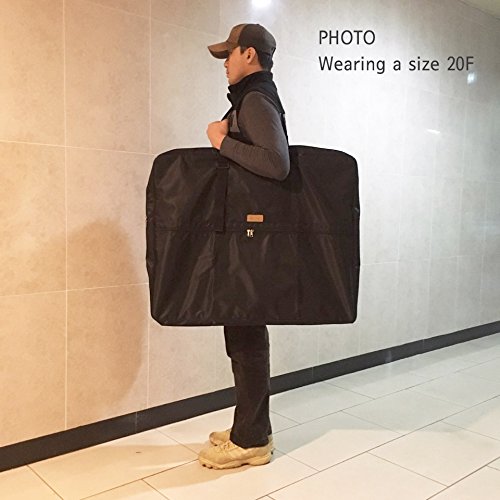 Lienzo de artista plegable cartera 26.4 X 21.6 X 3,5 pulg (15F, negro)
