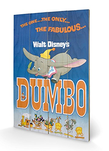 Dumbo Disney SW11406P tableau en bois pour habiller un mur vide avec style