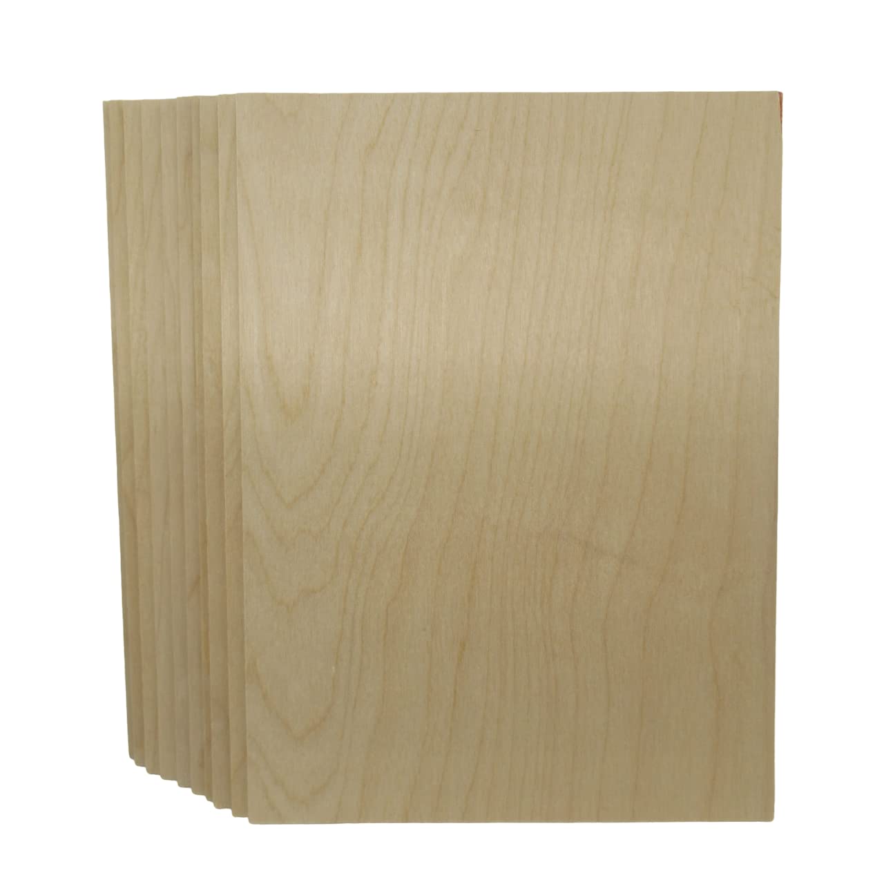 Trustleaf Grain 3Mm A5 Birch Plywood (A5 Approx Read Description) -210X154x 3Mm (Pack Of 10) - Laserable Ply.