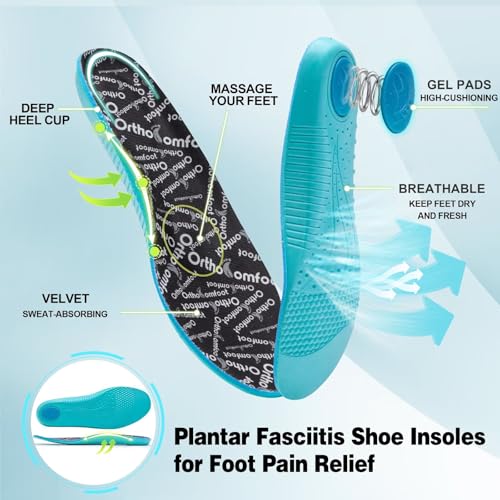 Men's Orthopedic Trail Running Shoes: Comfortable Casual Arch Support Plantar Fasciitis Trekking Walking Shoes, Orthotic Flat Feet Sport Hiking Gym Training Sneakers for Foot and Heel Pain Relief4