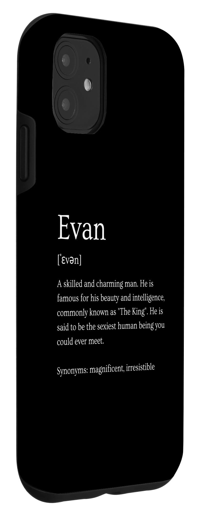 iPhone 11 Funny Evan Name Meaning - Evan Personalized Name Case - Image 3