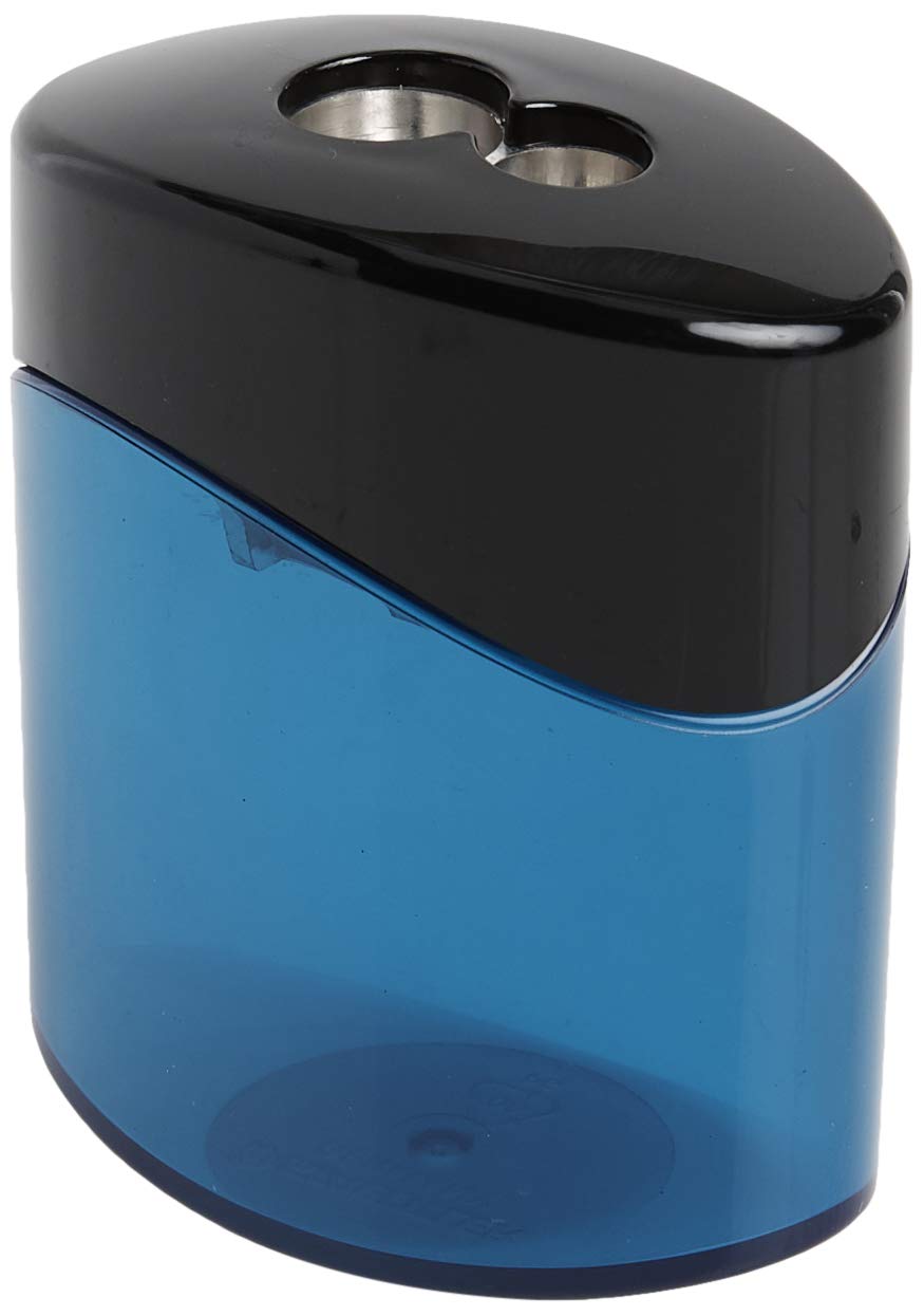 STAEDTLER SHARPENER DBLE HOLE OVAL BK