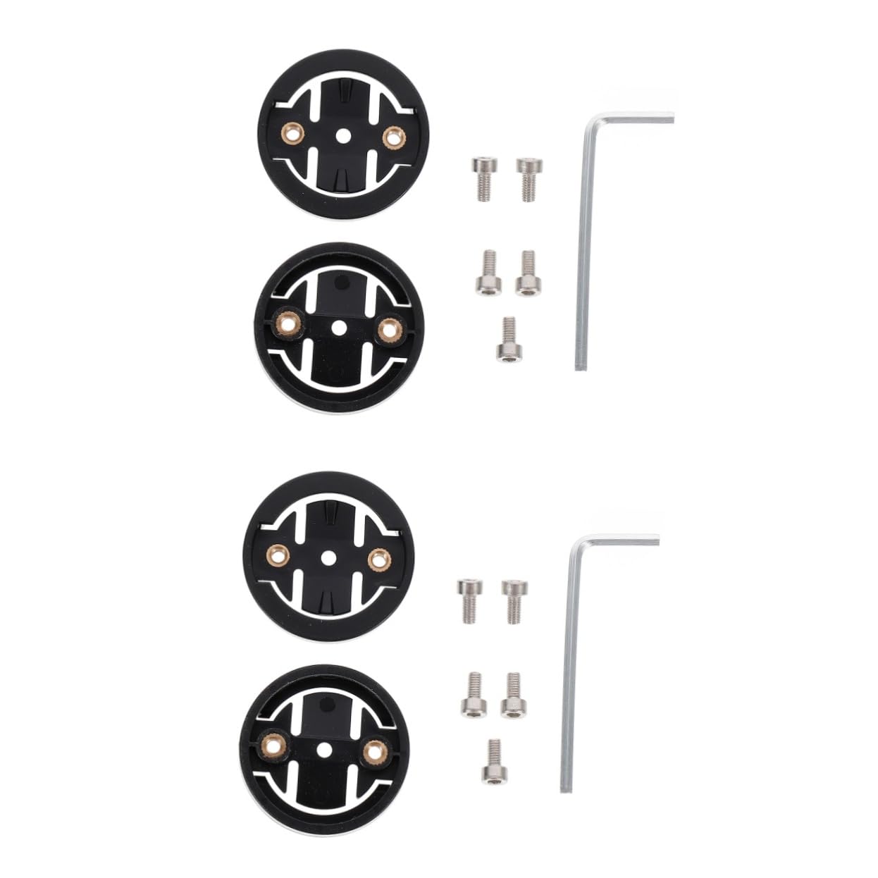 balacoo 2sets Bike Accessories Lightweight Durable Computer Mount Replacement Base for Biking Computer Interface 2pcs*2