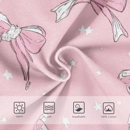 Wusikd Cute Pink Bows Ribbons (3) Boys' Underwear Cotton Boys Briefs Soft Toddler Underwear 2T3