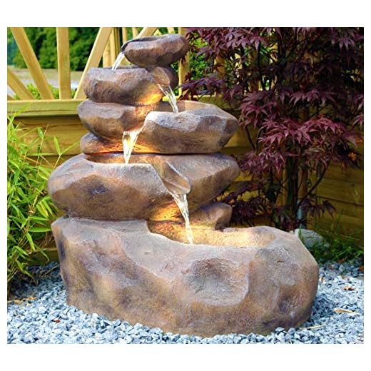 SB103-19 - Fuente de jardín con iluminación