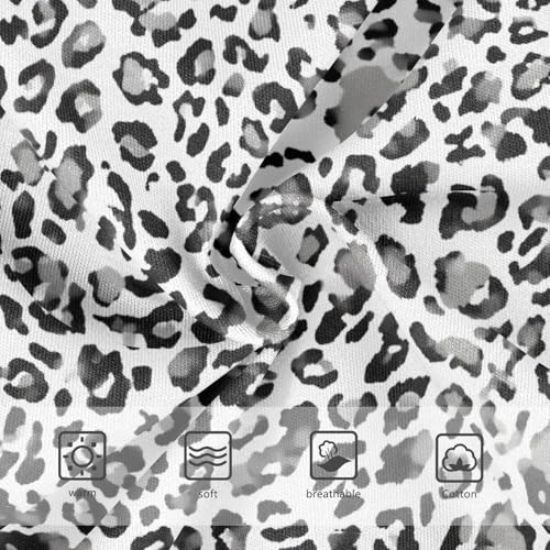 Joisal Black Grey Leopard Spots Toddler Girls Underwear 2t Cotton Girl Panties Cute Flower Kids Briefs Undies3