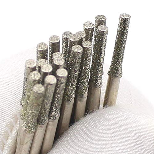 Brocas de diamante 2mm para perforar 30 piezas miniatura 1