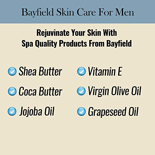 Bayfield Body Odor Eliminator For Strong Odor Men Body Wash For Dry Skin - Body Wash Moisturizing - Made With Shea Butter, Cocoa Butter & Jojoba Oil- Herbal Musk Scent - 16 Oz. Bottle #TOP3